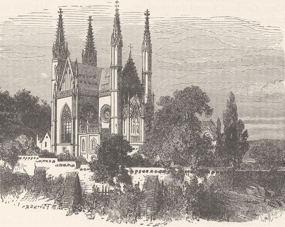 GERMANY. Apollinaris Church 1903 old antique vintage print picture